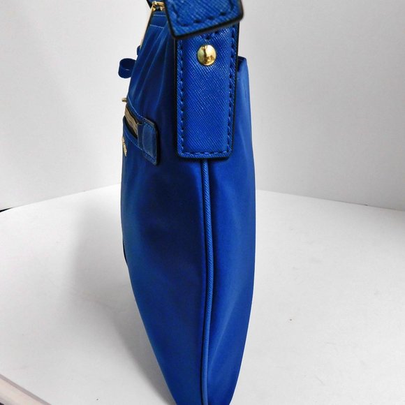 Marc‎ Jacobs Trooper Teal Blue Nylon Crossbody Bag - Picture 3 of 6